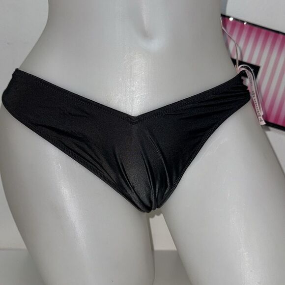 🔥VICTORIA'S SECRET high leg thong  panty Sz Medium new - Picture 3 of 3